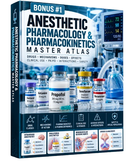 Bonus #1: Anesthetic Pharmacology & Pharmacokinetics Master Atlas