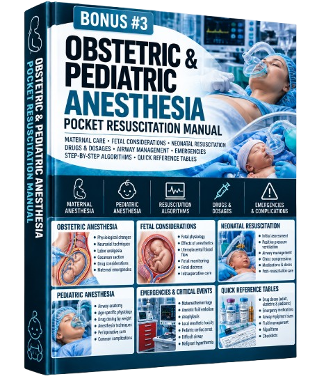 Bonus #3: Obstetric & Pediatric Anesthesia Pocket Resuscitation Manual